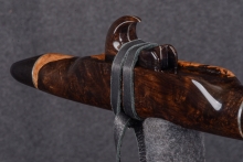 African Blackwood Burl Native American Flute, Minor, Mid A-4, #U6G (7)
